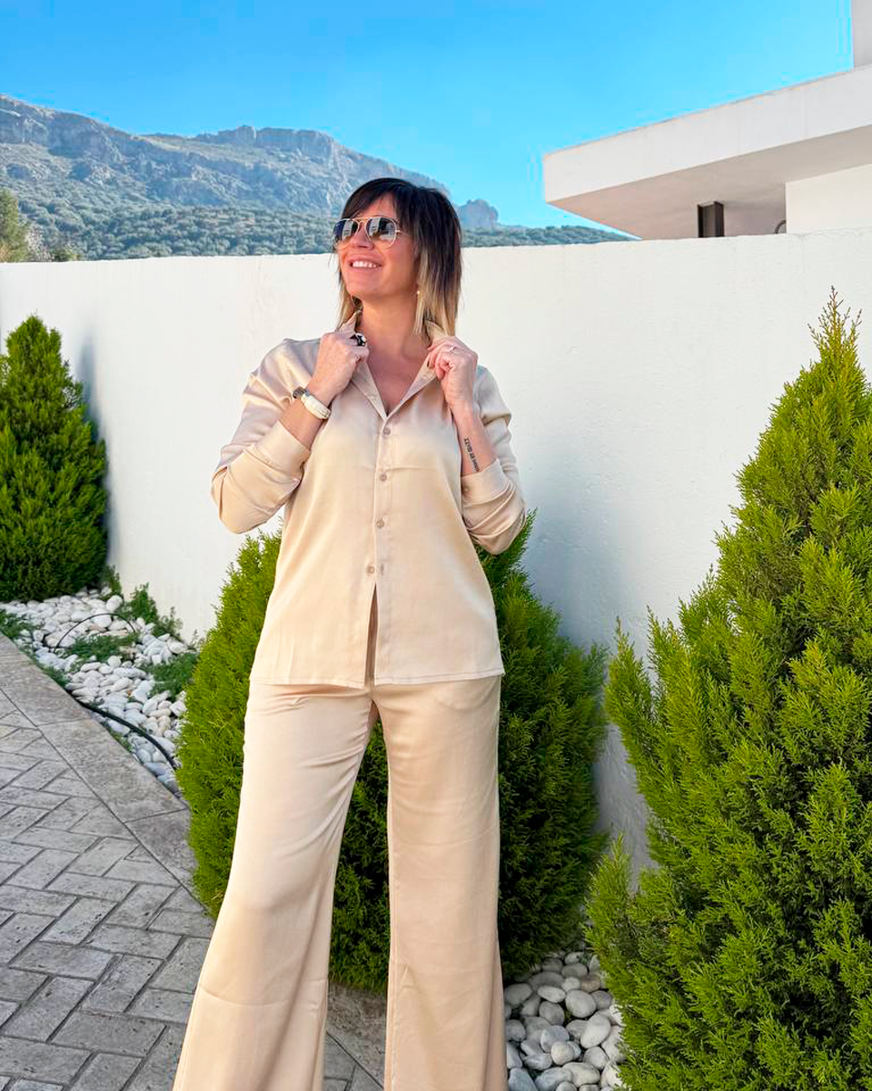 Blusa Satinada