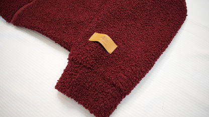 Chaqueta Borreguito Roja - Detalle Manga Izquierda