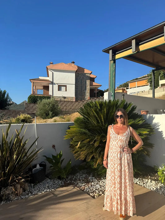 Vestido Tirantes Geométrico